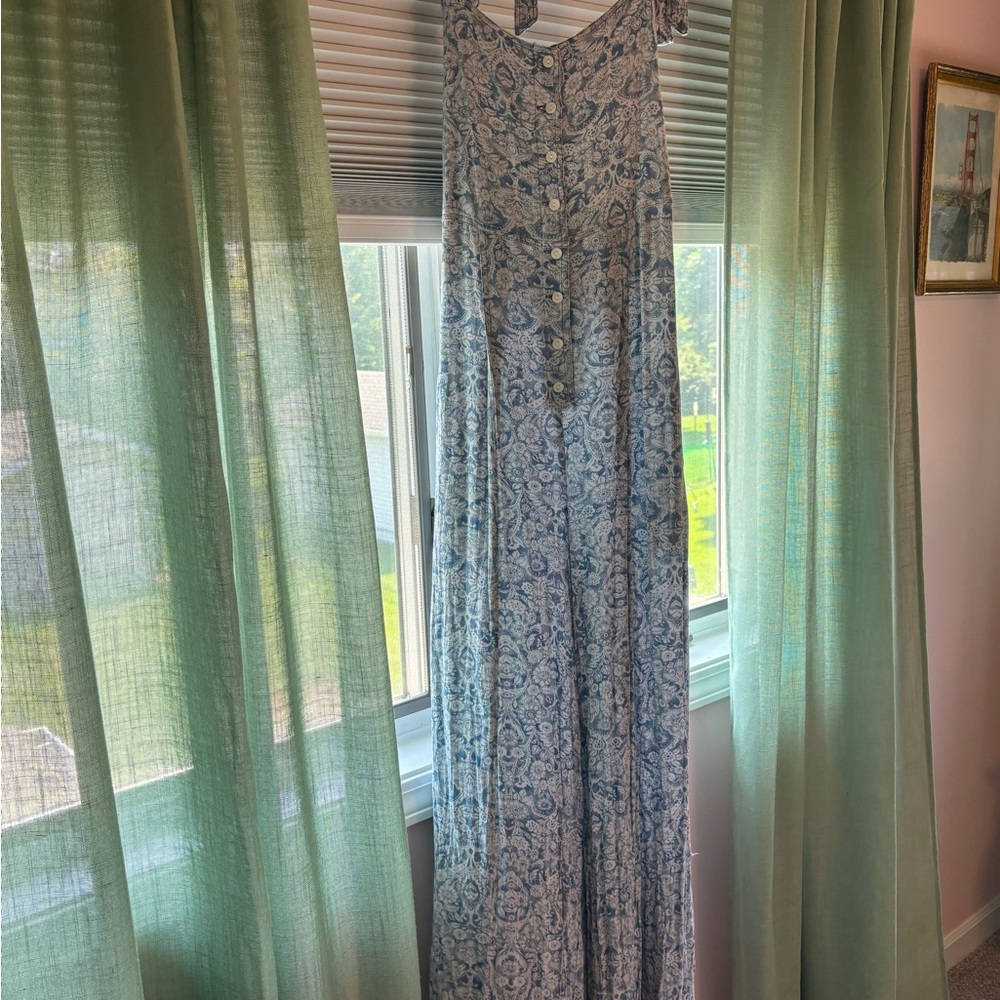 Free People Blue Floral Romper
